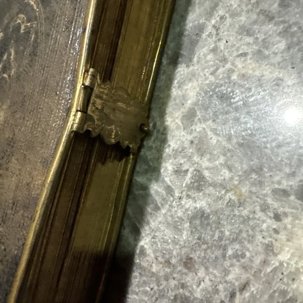 Antique 1865 Glasgow  Bible Book With Clasp Beautiful And rare